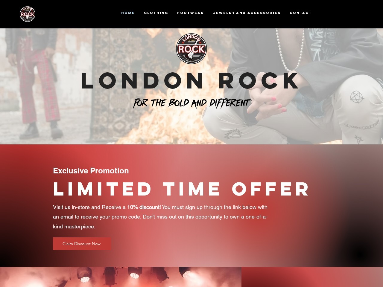 London Rock โ Website Preview