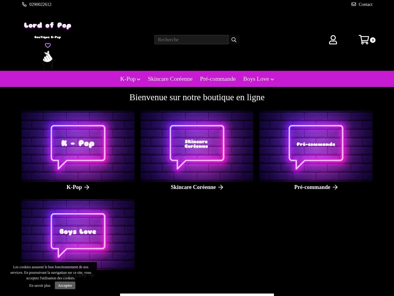 Lord of Pop — Website Preview