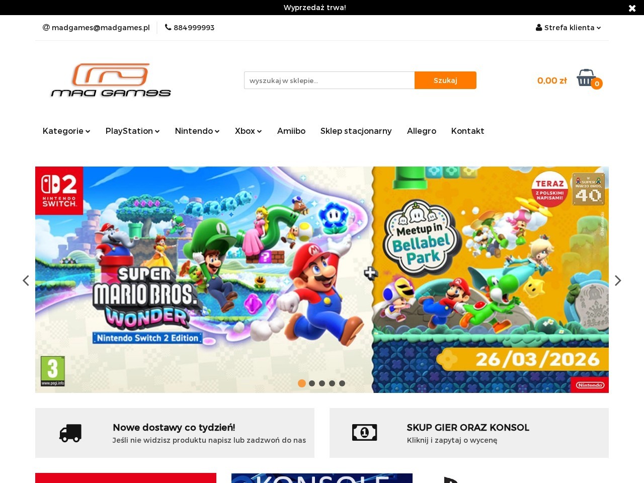 Mad Games — Website Preview