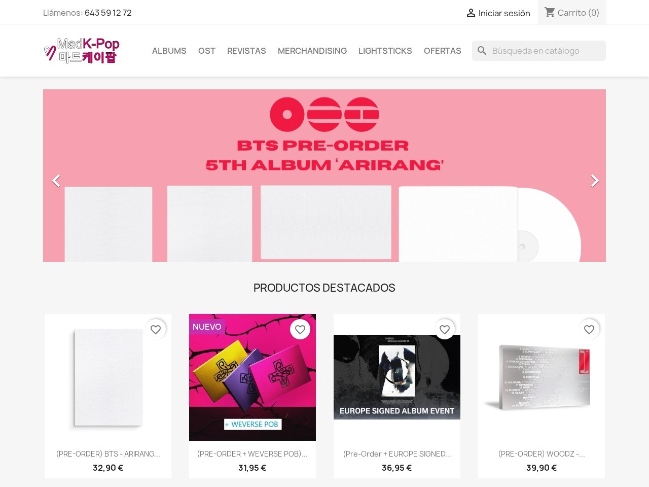 Mad KPop — Website Preview