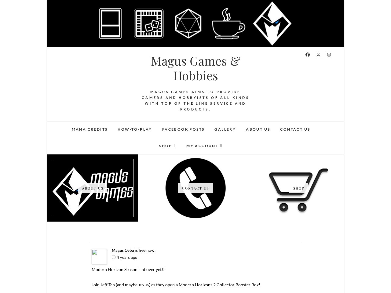 Magus Games — Website Preview