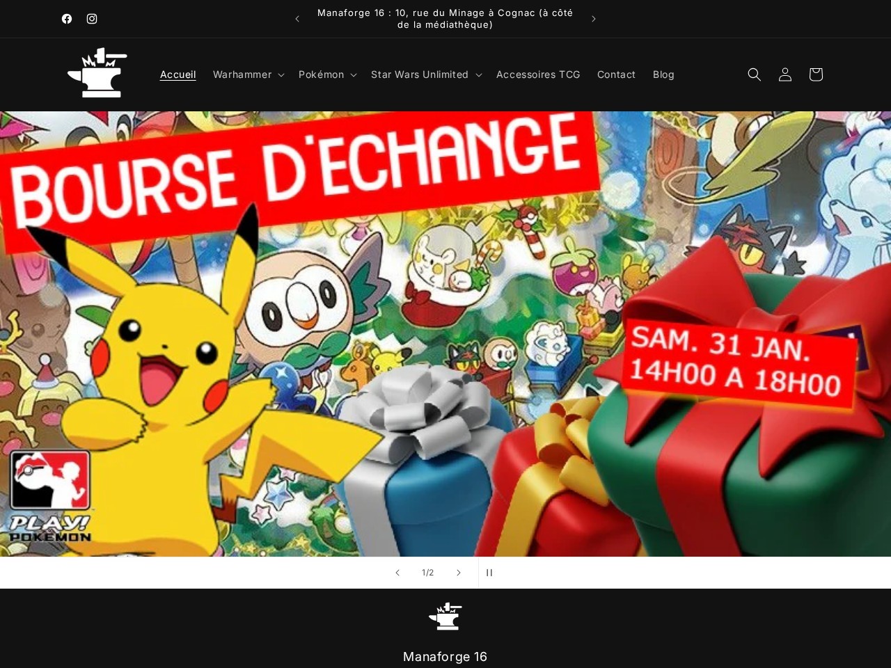 MANAFORGE 16 โ Website Preview