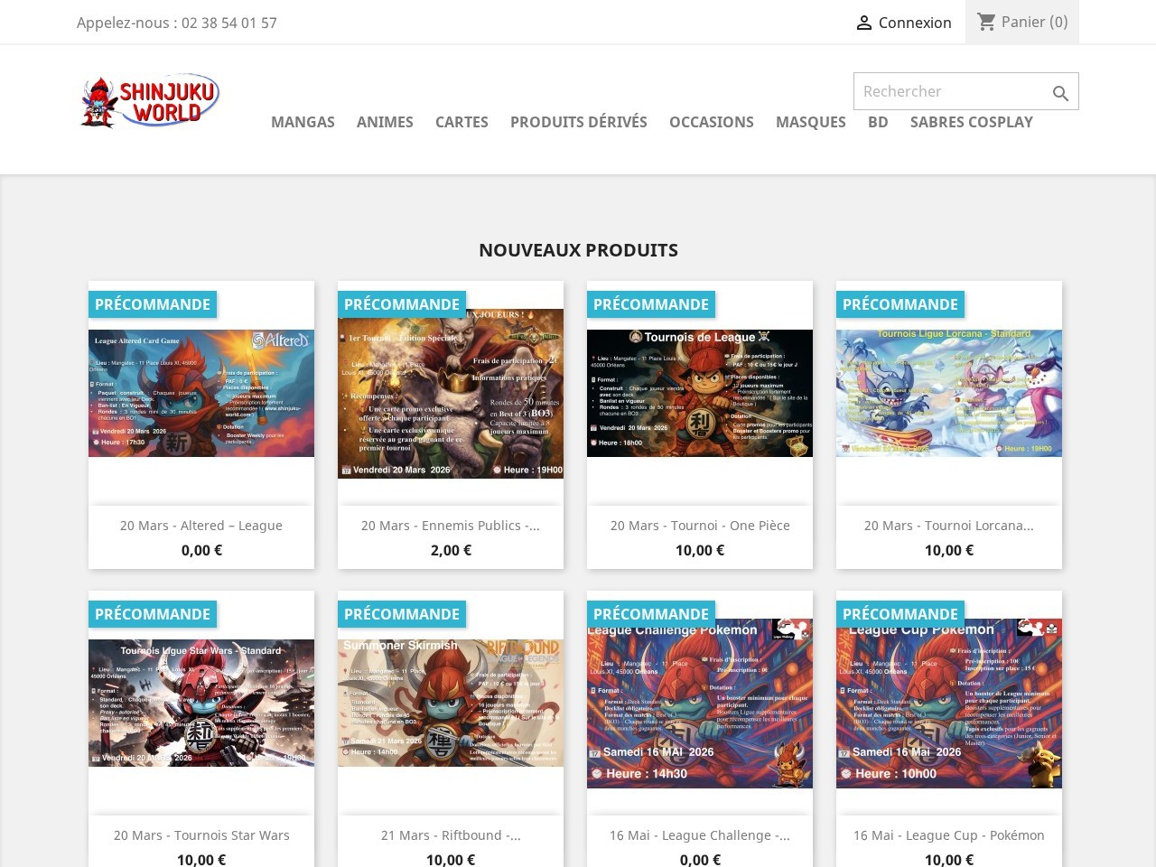 Mangatec: shinjuku-world — Website Preview