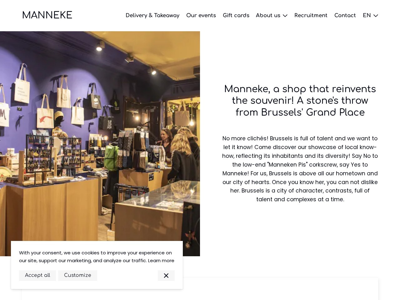 Manneke — Website Preview