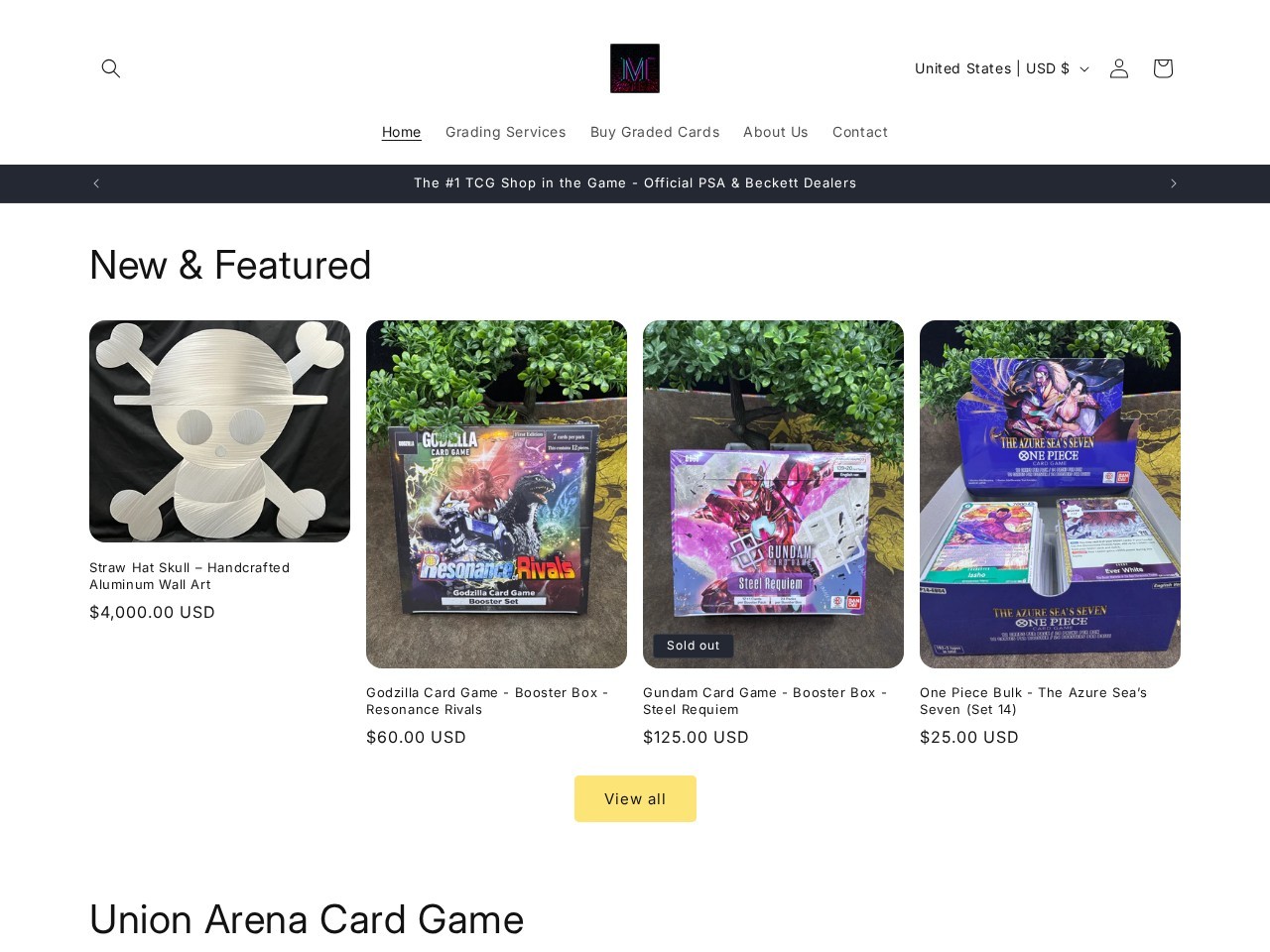 Matrix TCG — Website Preview