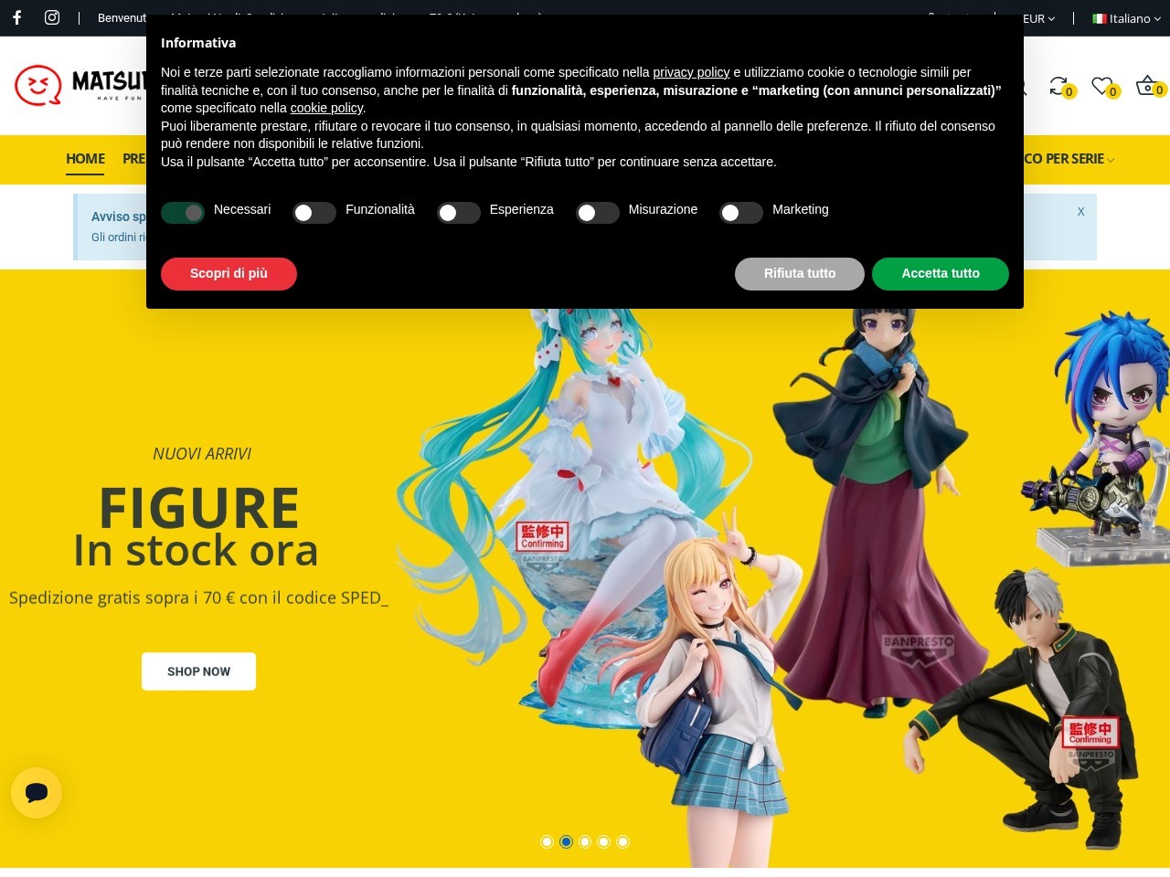 Matsuri Nerd - Fumetteria — Website Preview