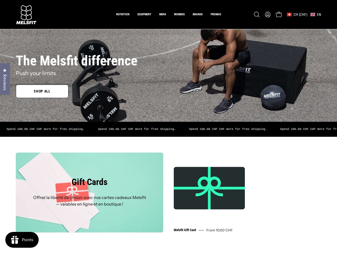 Melsfit Store — Website Preview