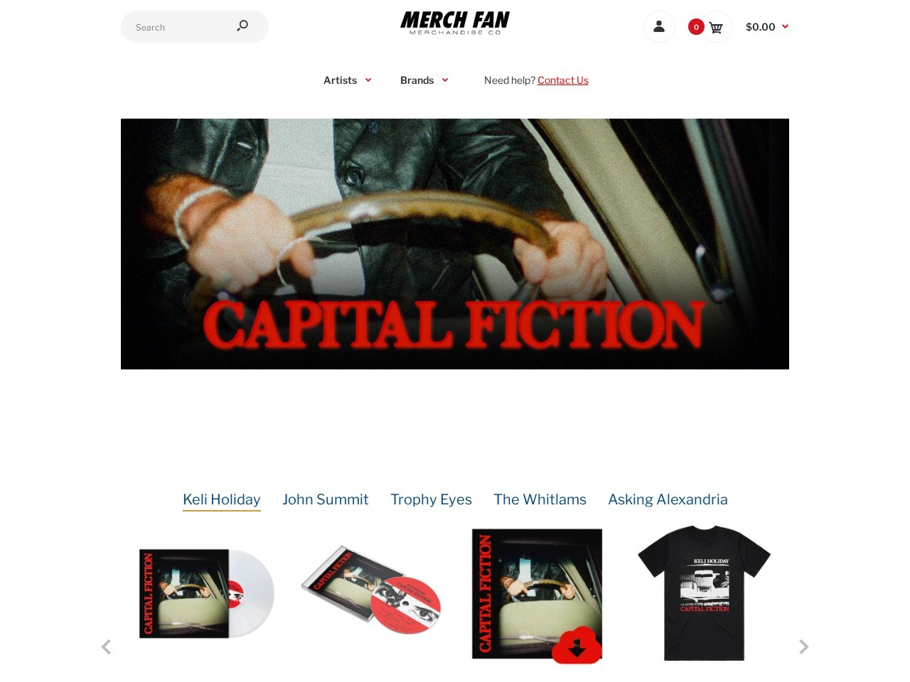 Merch Fan — Website Preview