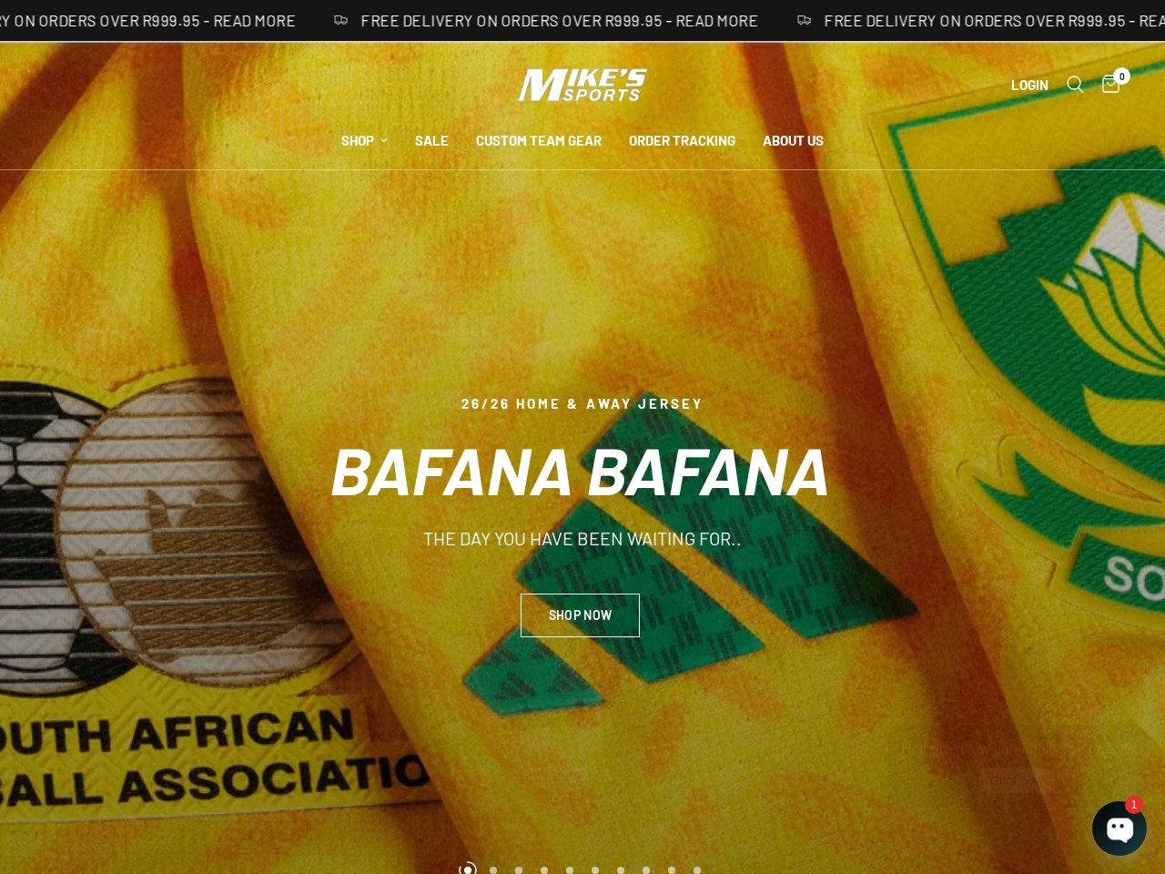 Mike's Sports — Website Preview