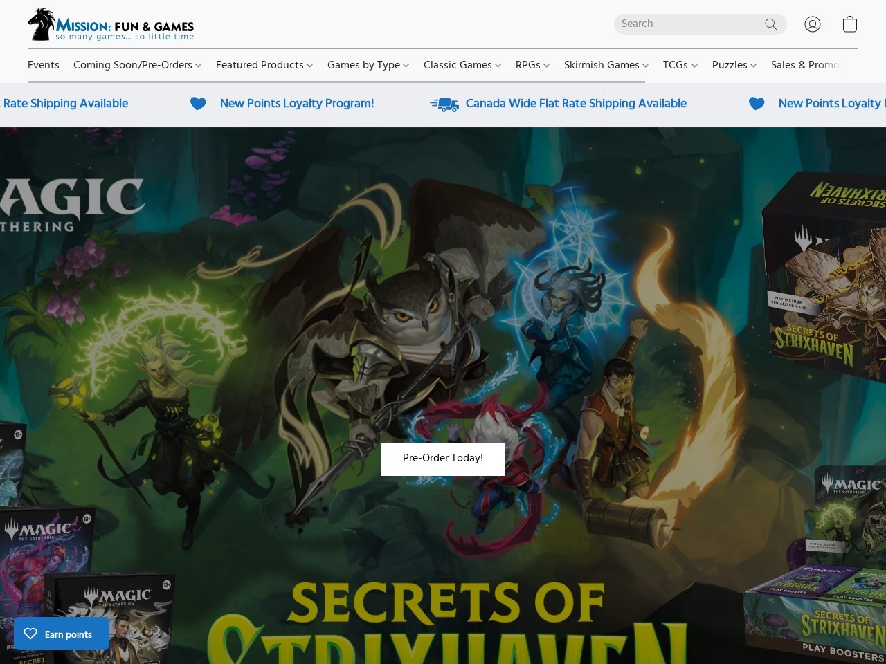 Mission: Fun & Games — Website Preview