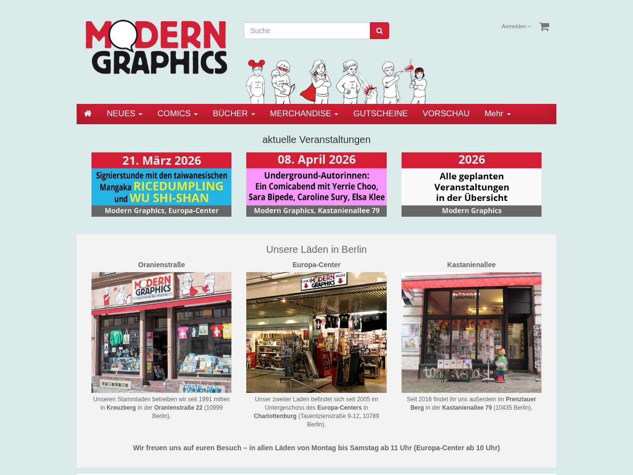 Modern Graphics — Website Preview