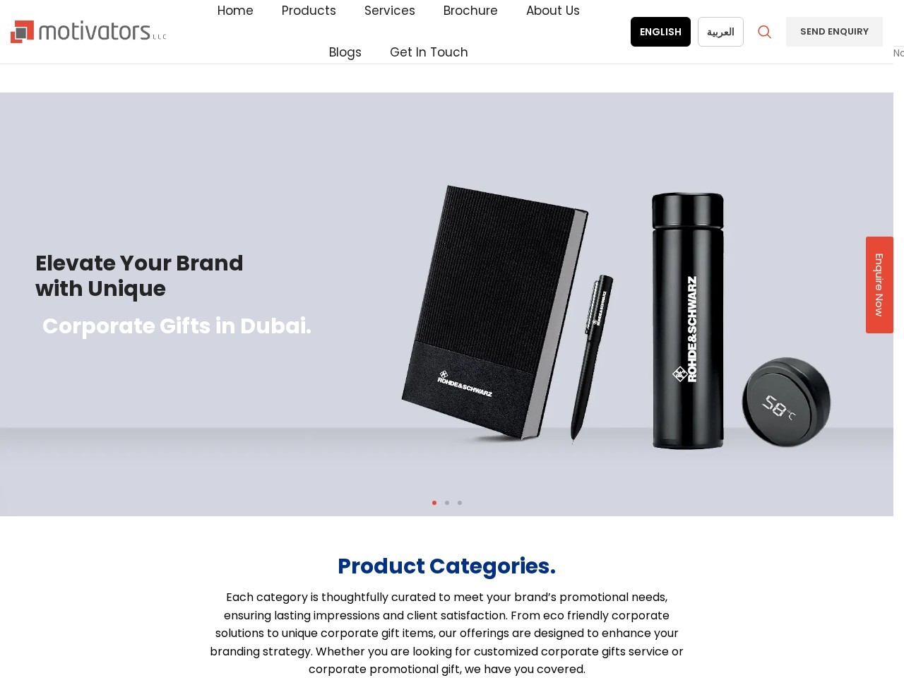 Motivators General Trading LLC — Website Preview