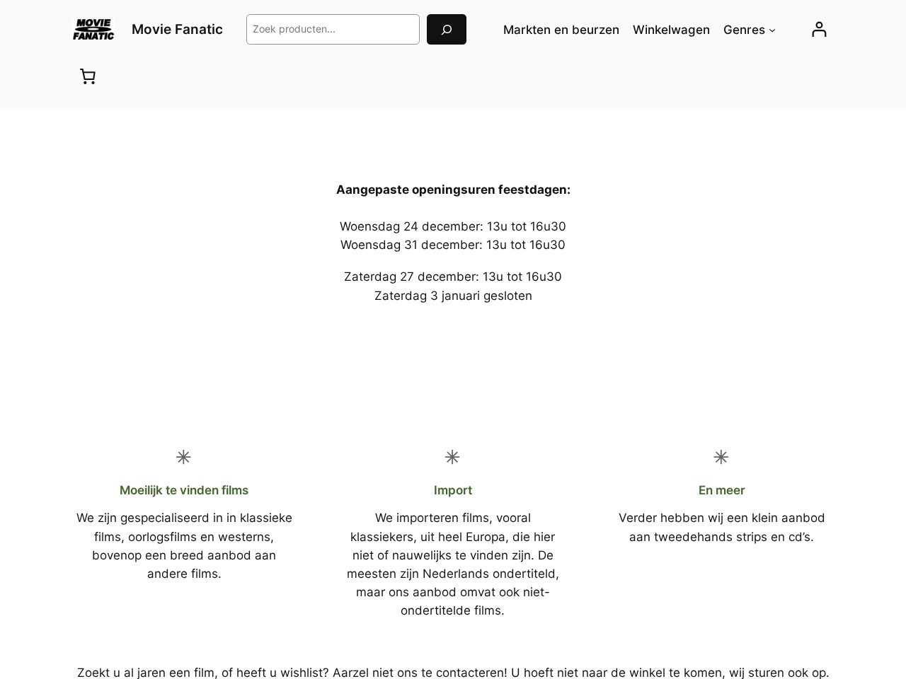Movie Fanatic โ Website Preview
