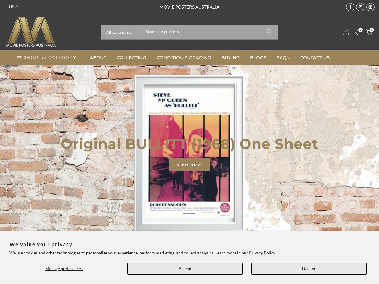 Movie Posters Australia — Website Preview