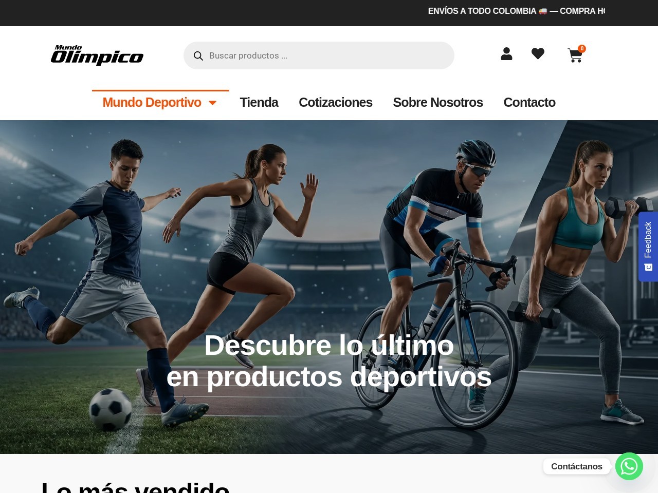 Mundo Olímpico — Website Preview