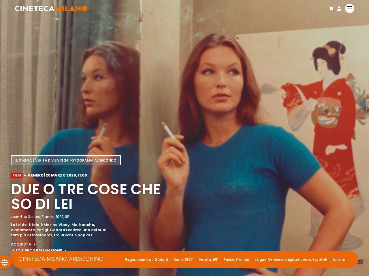 Museo Interattivo del Cinema โ Website Preview