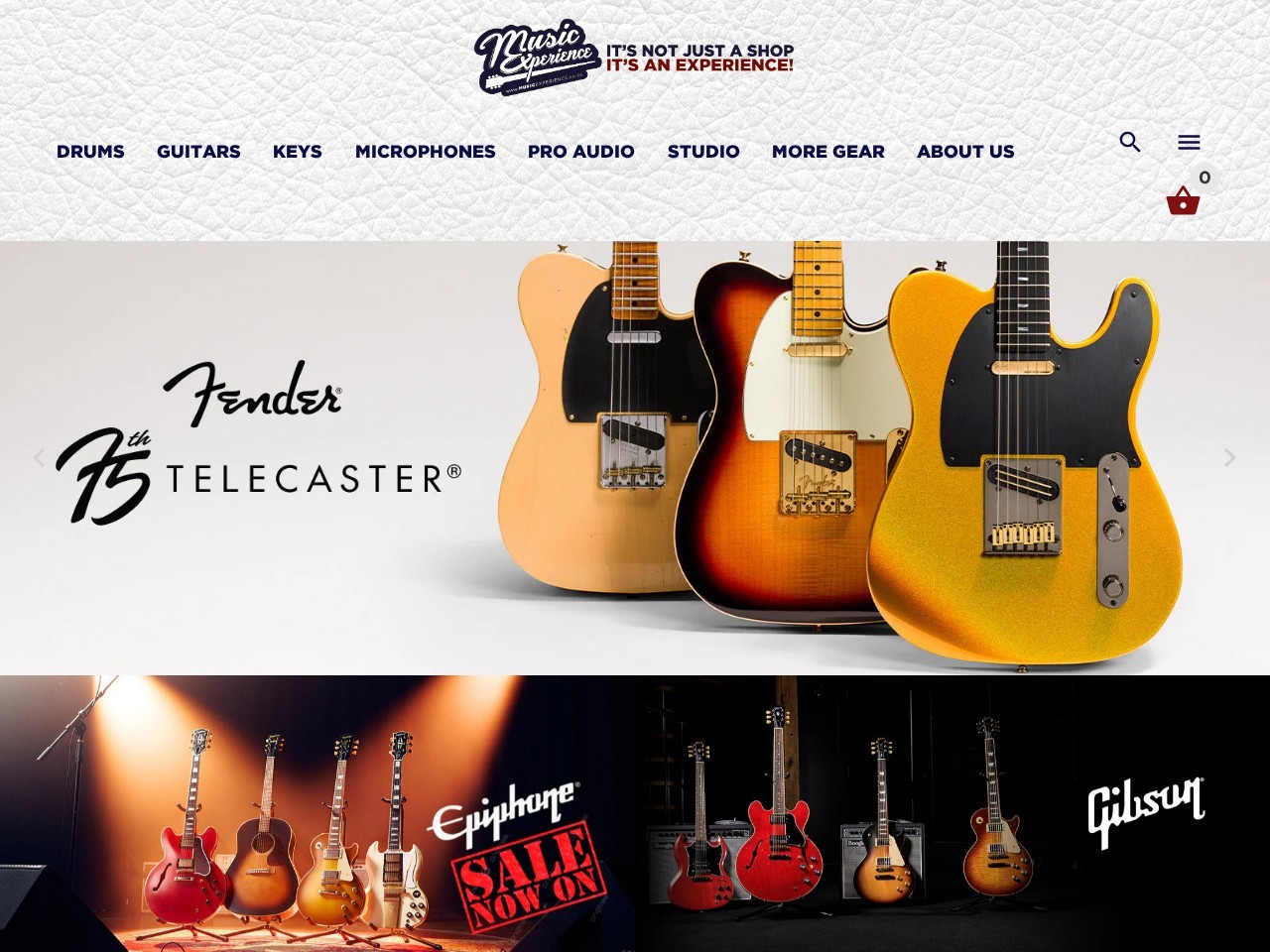 Music Experience — Website Preview