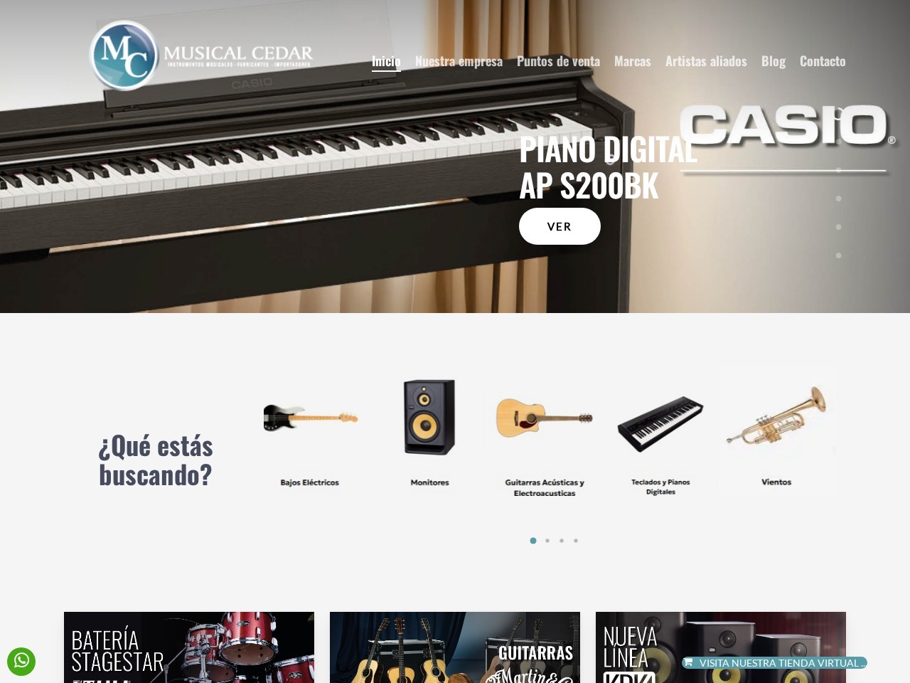 Musical Cedar — Website Preview