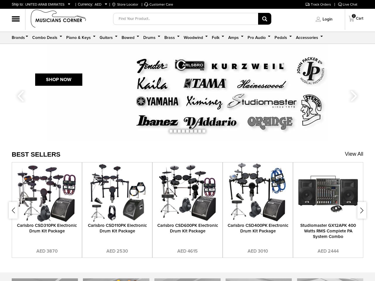 Musicians Corner โ Website Preview