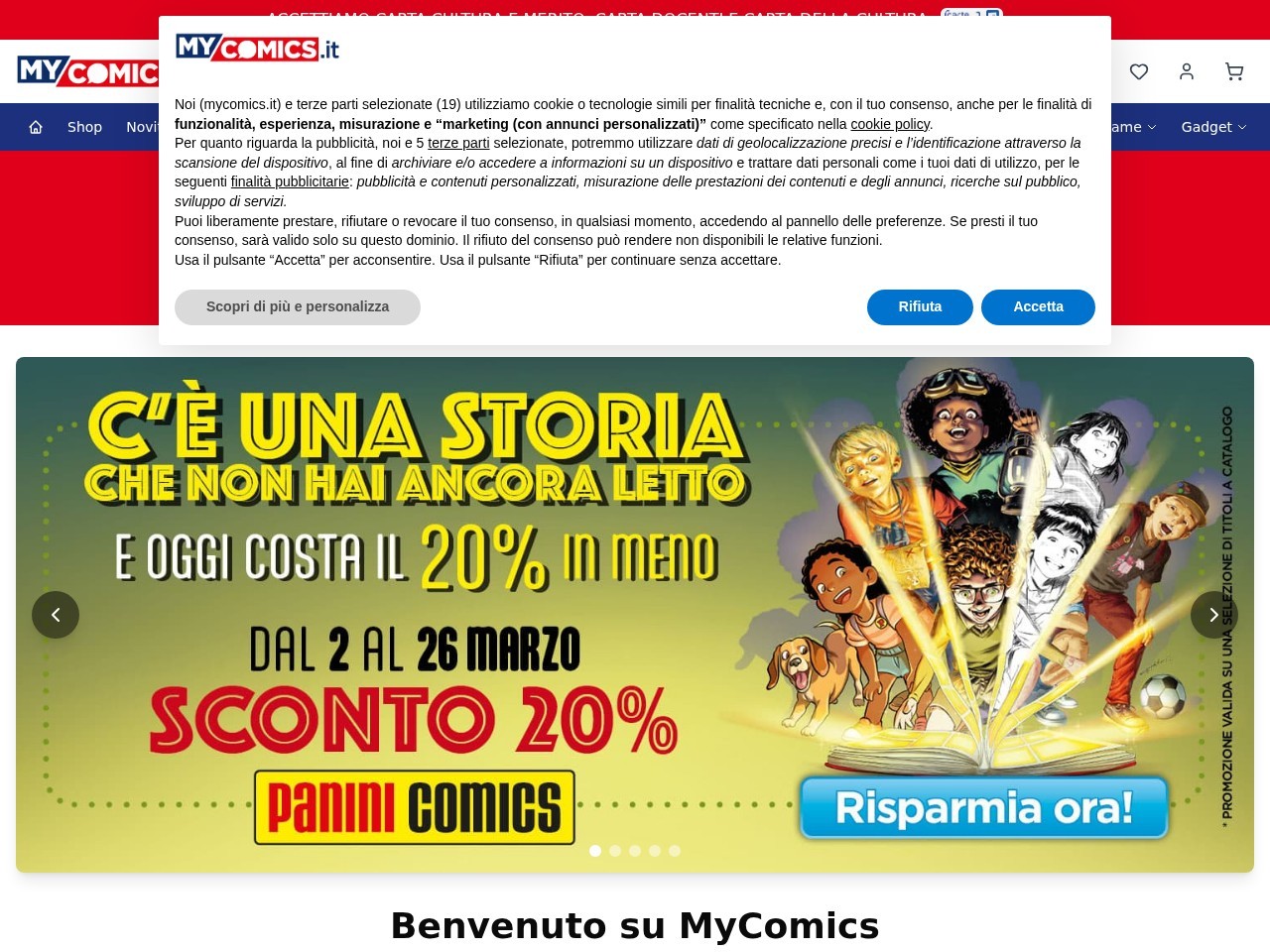 My Comics Srl – MyComics.it — Website Preview