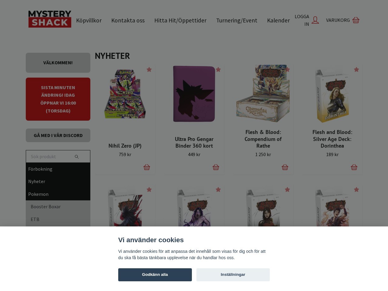 Mystery Shack — Website Preview