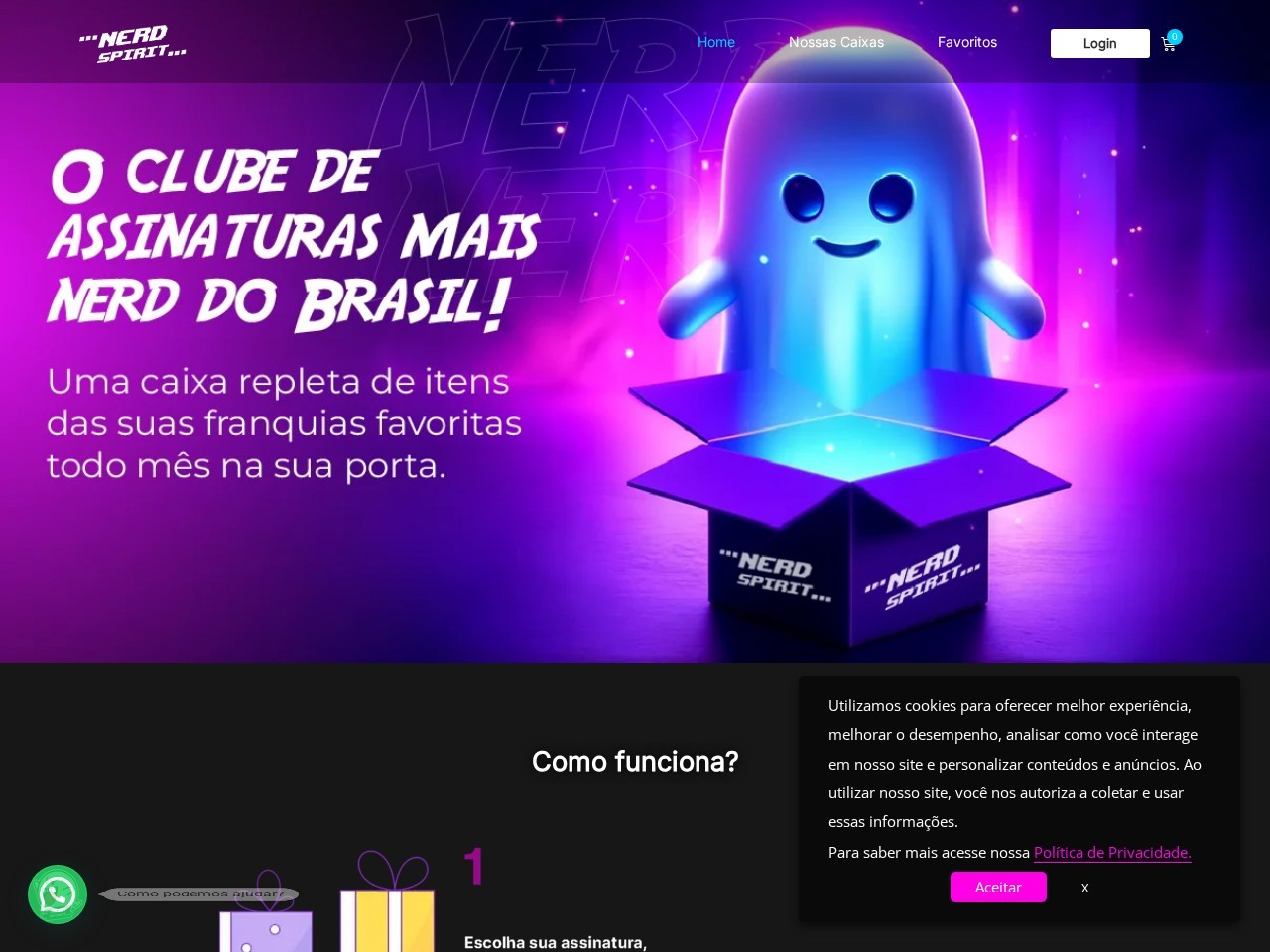 Nerd Spirit — Website Preview