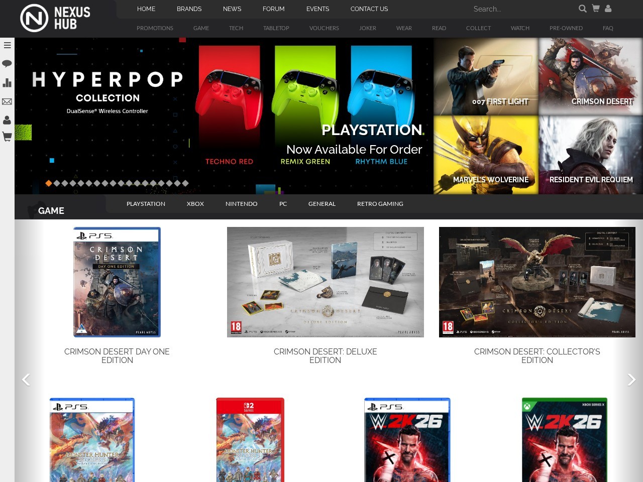 Nexus Hub — Website Preview