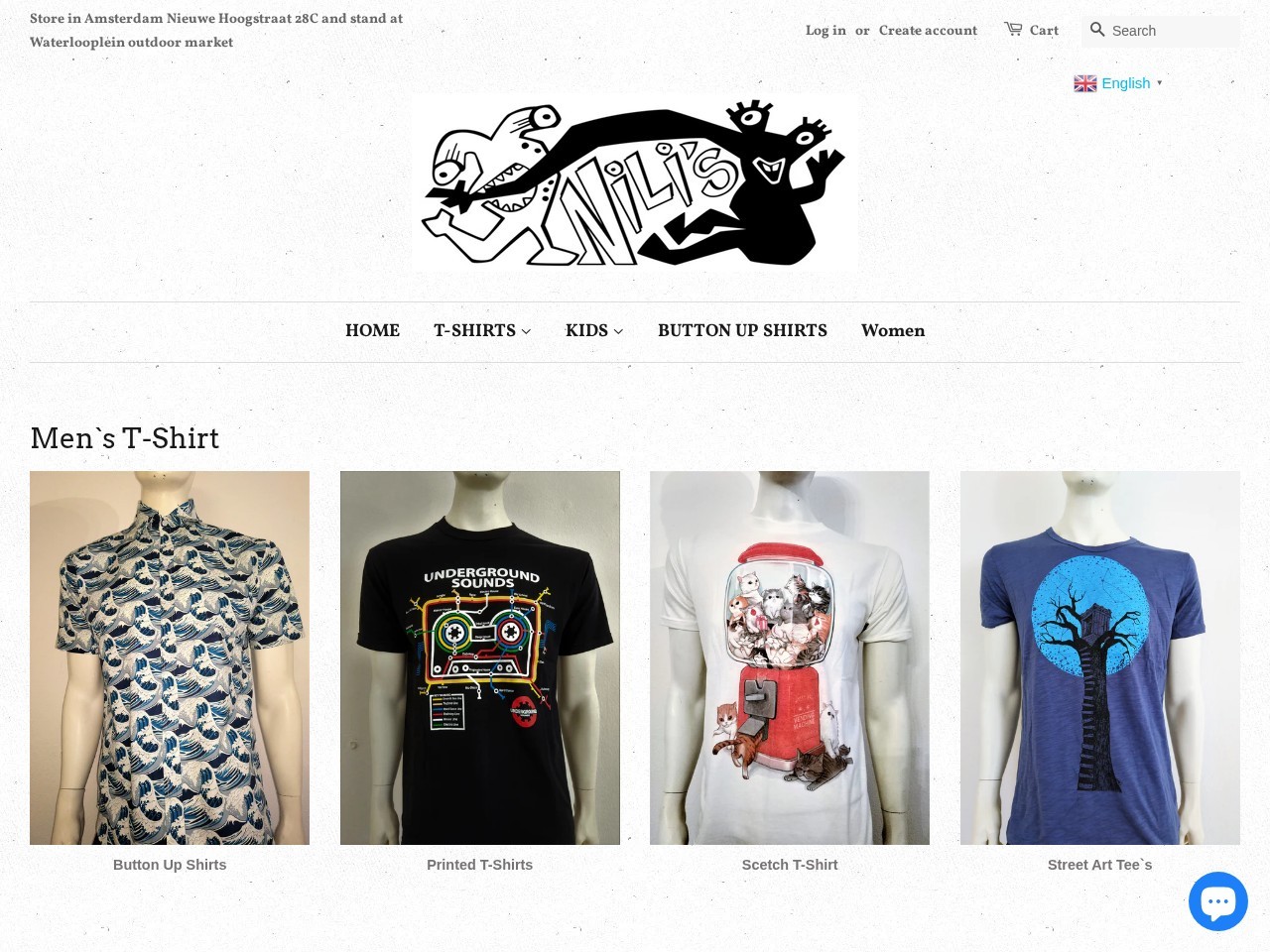 Nili's Best T-Shirts in Town — Website Preview