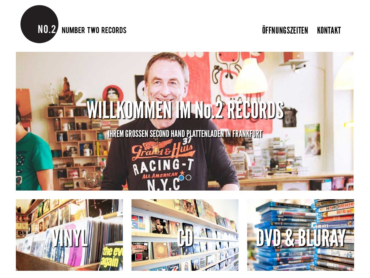 No.2 Records โ Website Preview