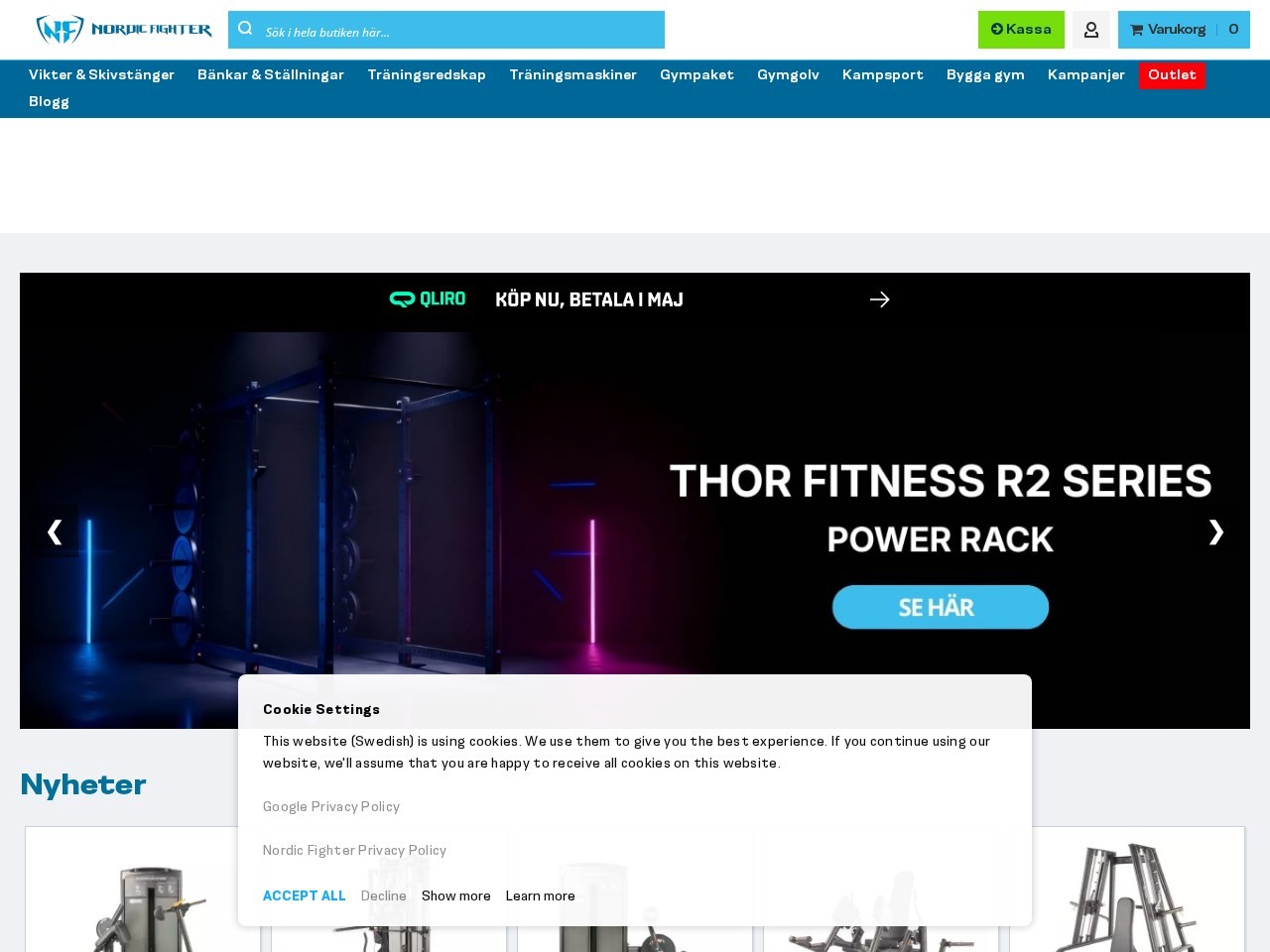 Nordic Fighter AB — Website Preview