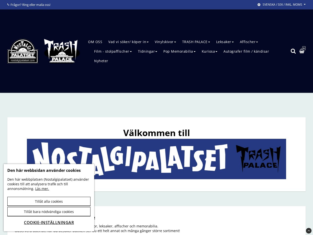 Nostalgipalatset Stockholm AB — Website Preview
