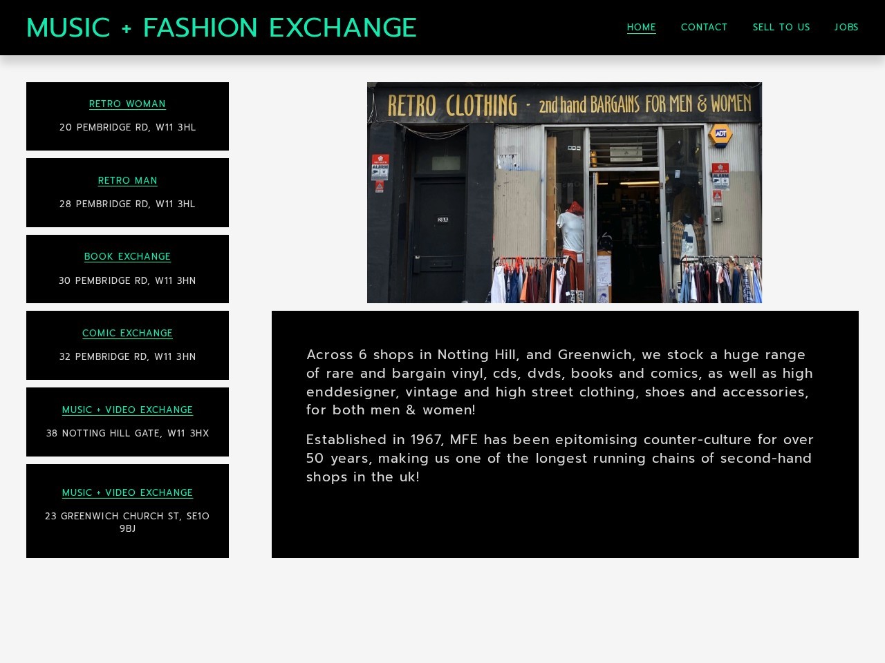 Notting Hill Comic Exchange โ Website Preview