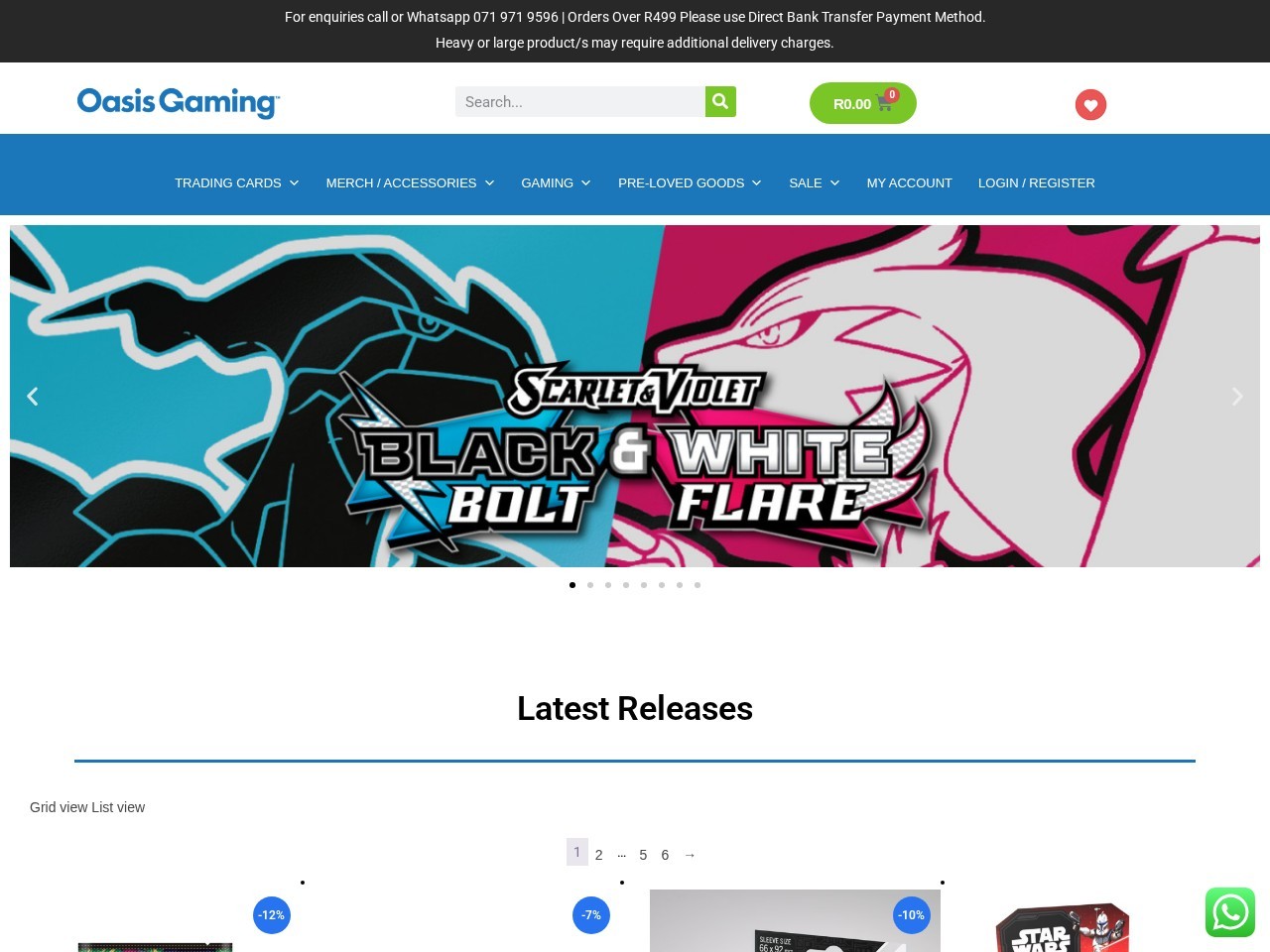 Oasis Gaming โ Website Preview