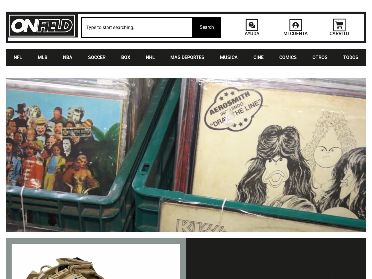 On Field México — Website Preview