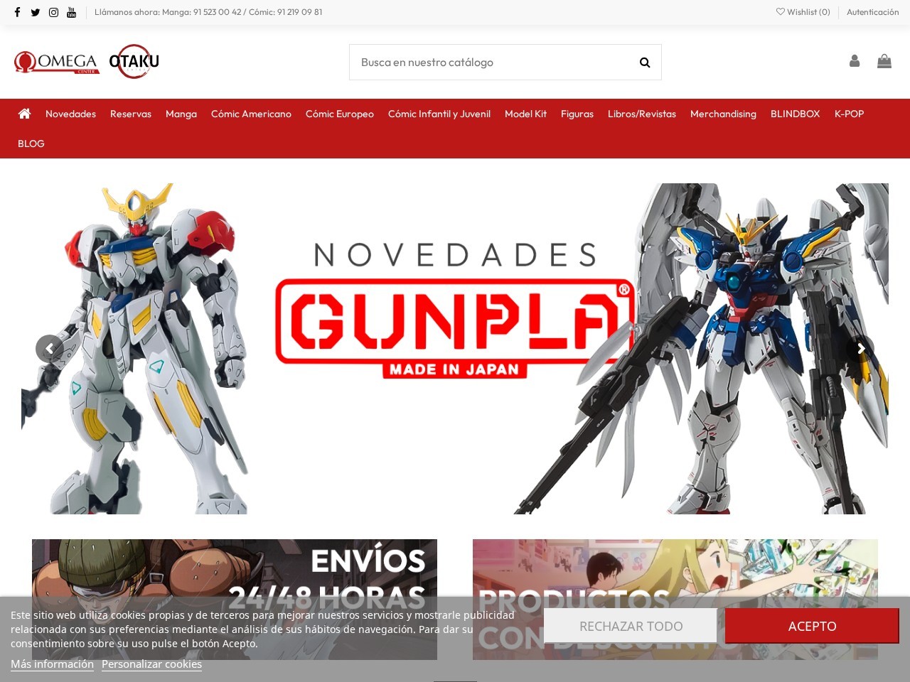 Otaku Center — Website Preview