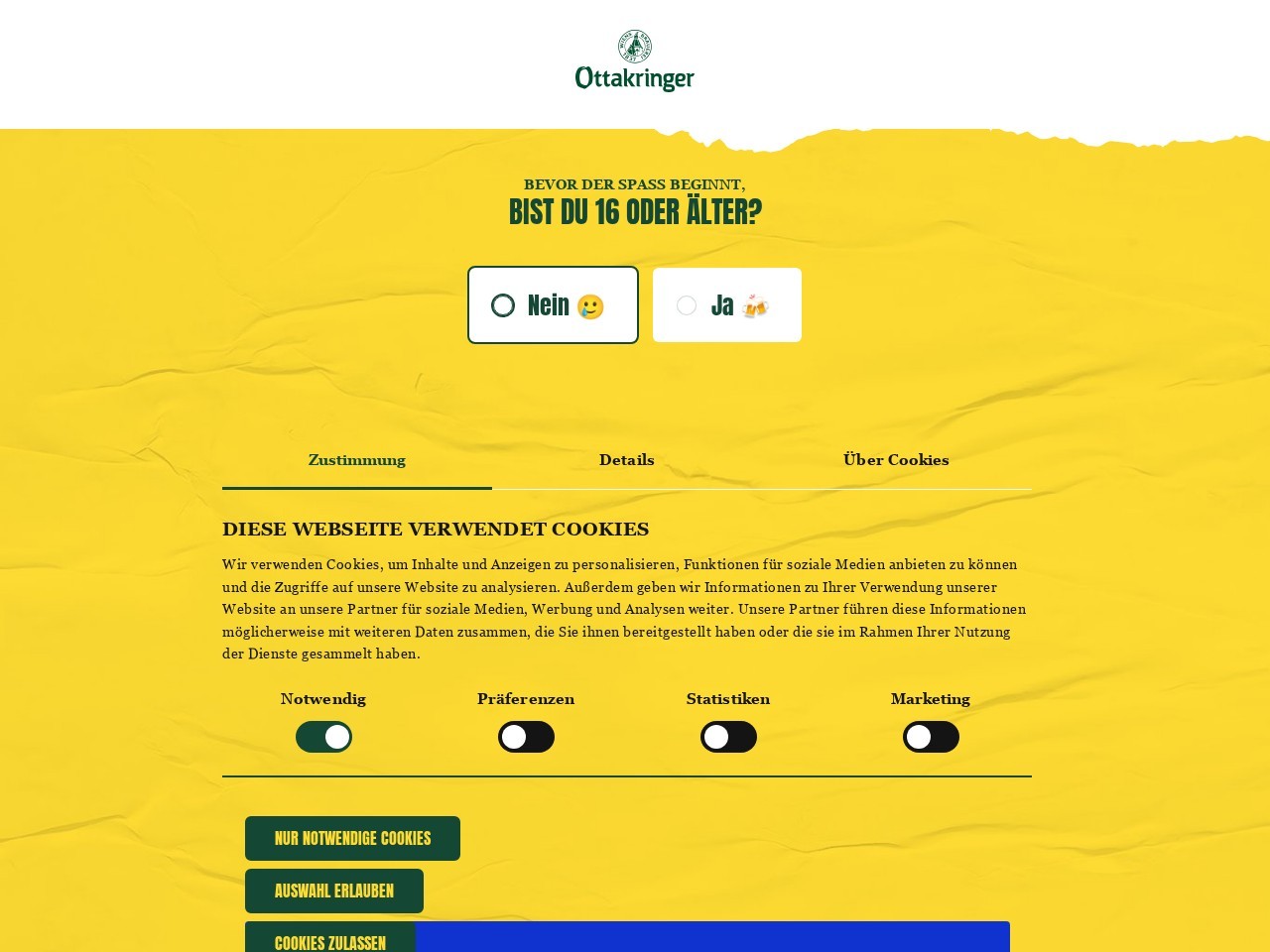 Ottakringer Shop — Website Preview