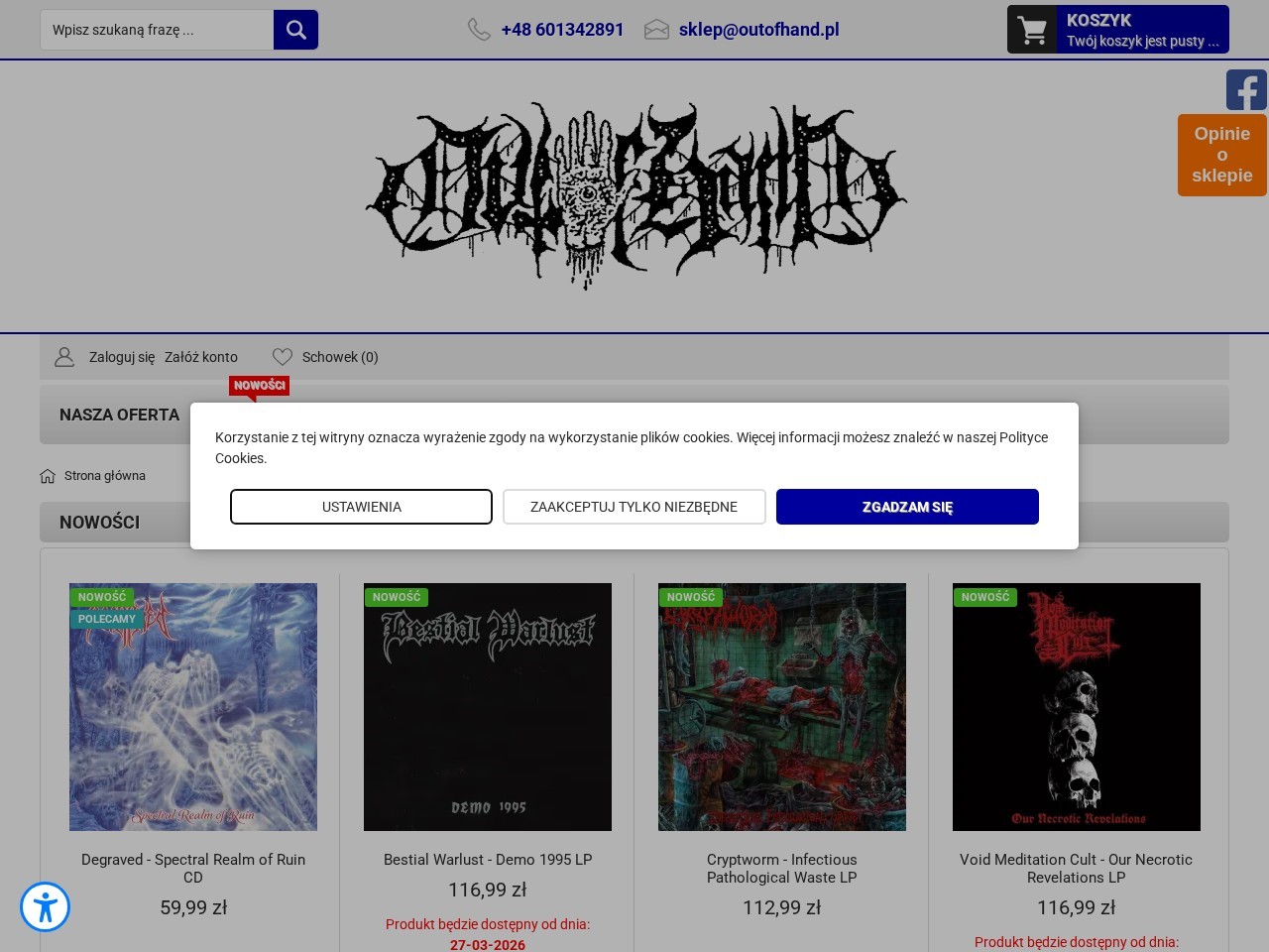 Out of Hand — Website Preview