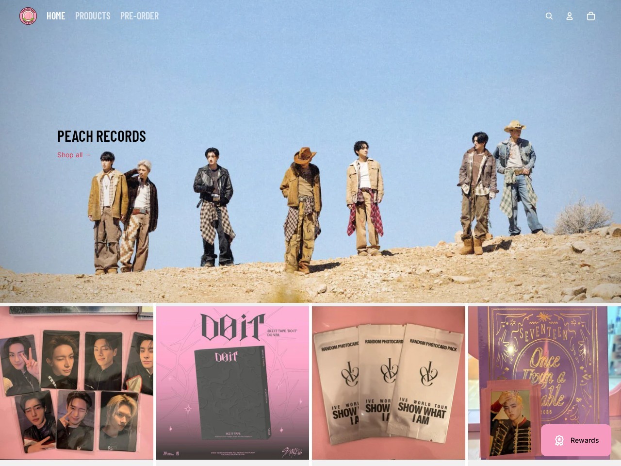 Peach Records โ Website Preview