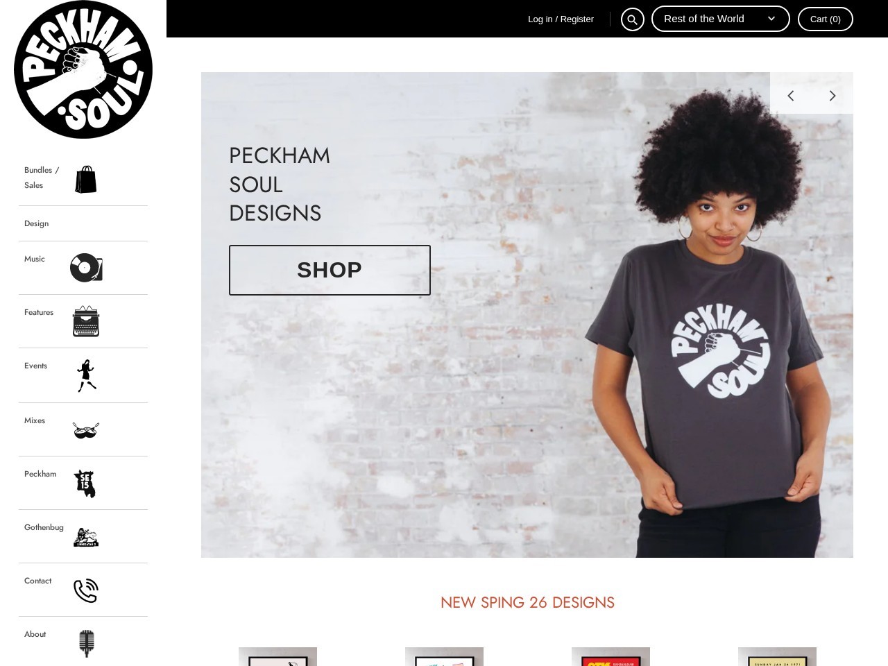 Peckham Soul Göteborg — Website Preview