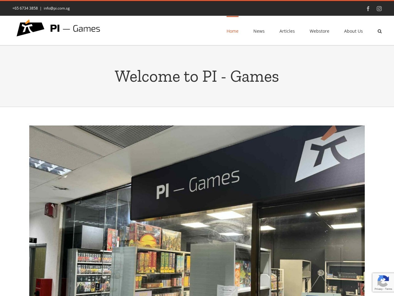 PI - Games — Website Preview