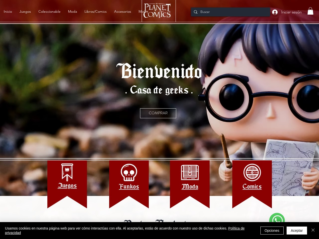 Planet Comics Bogotรก โ Website Preview