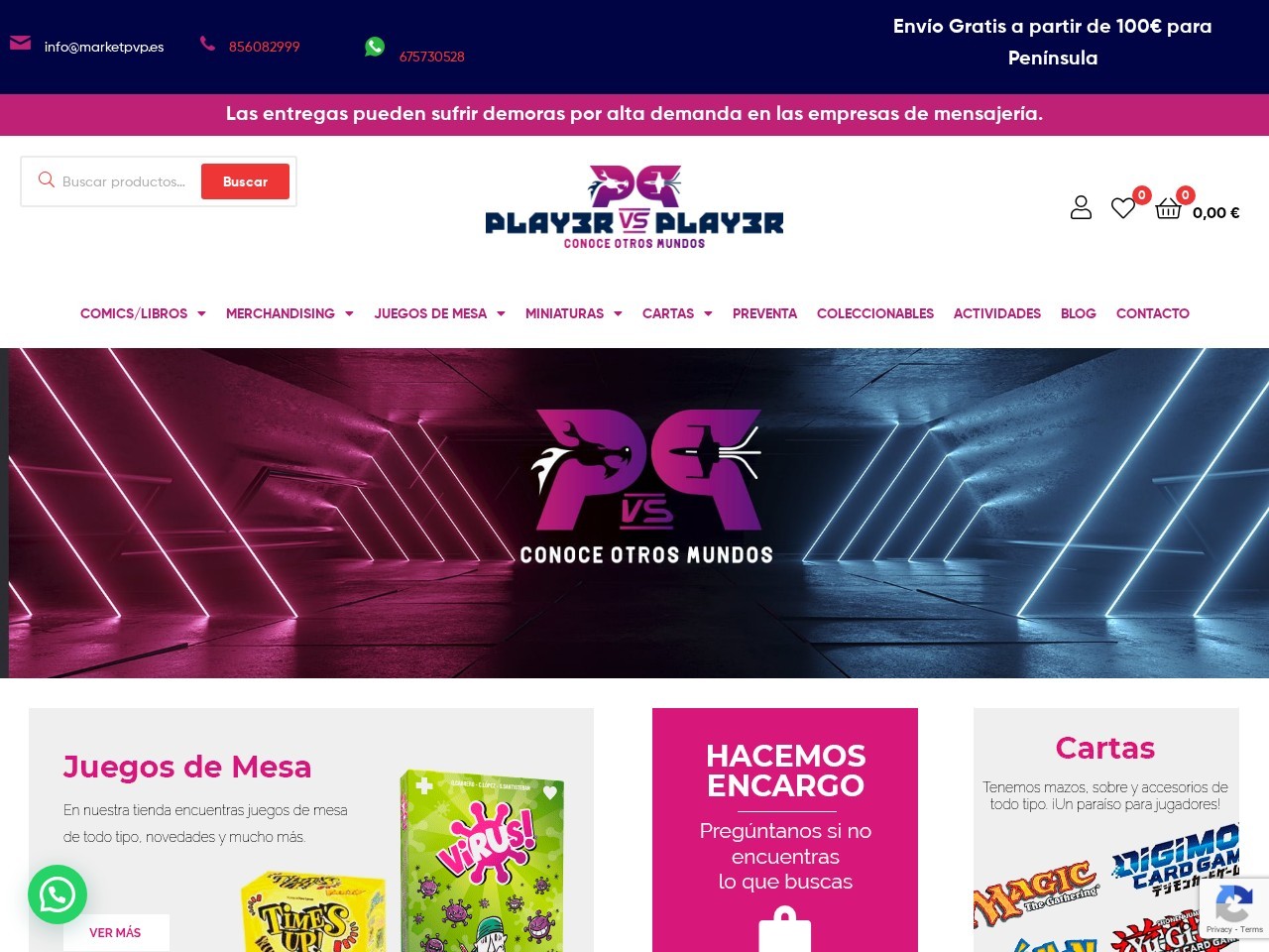Player Vs Player Jerez — Website Preview