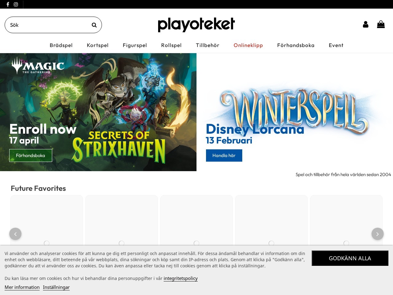 Playoteket — Website Preview