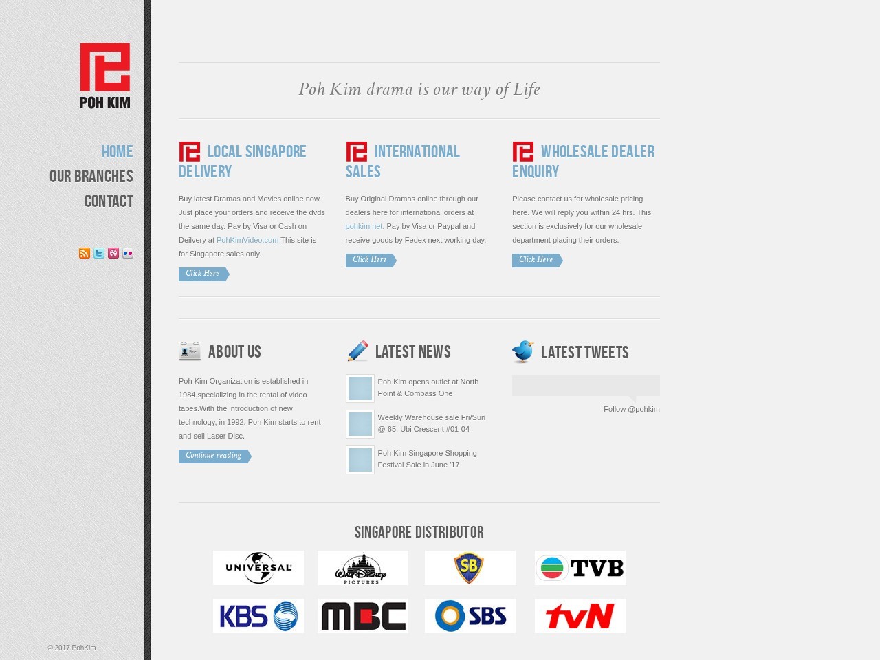 Poh Kim — Website Preview