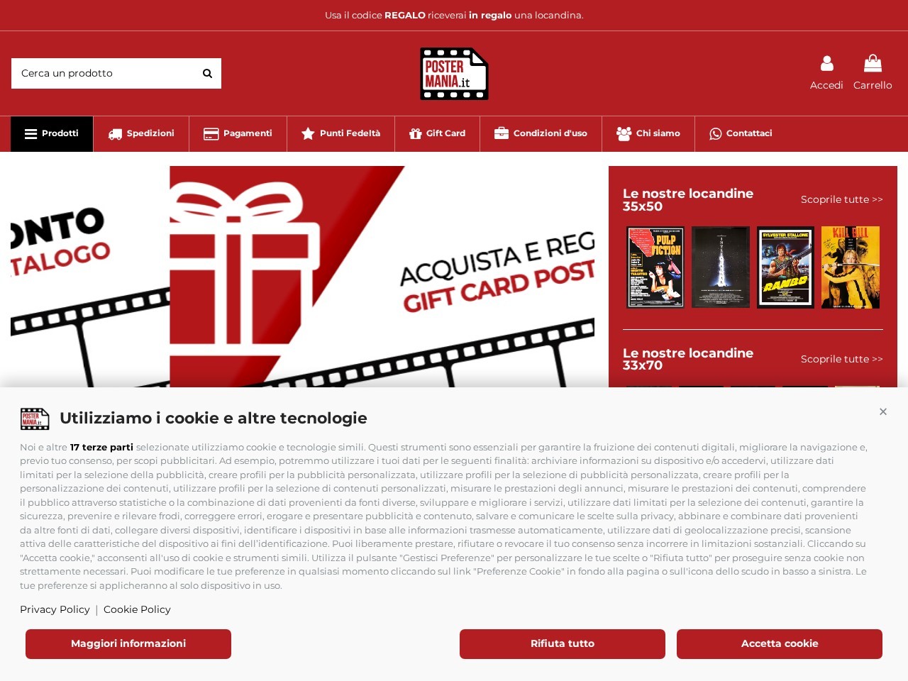 PosterMania — Website Preview