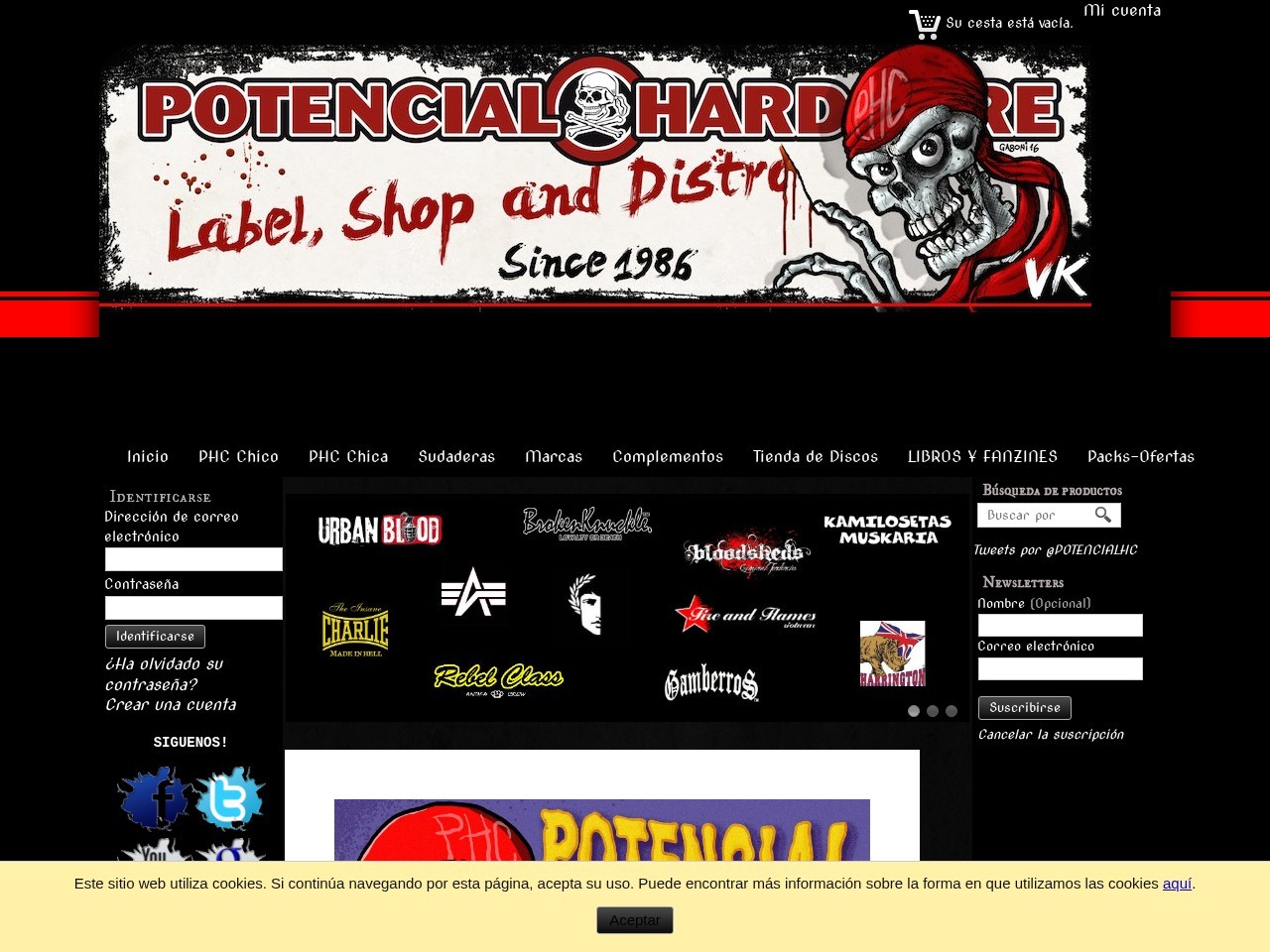 Potencial Hardcore — Website Preview