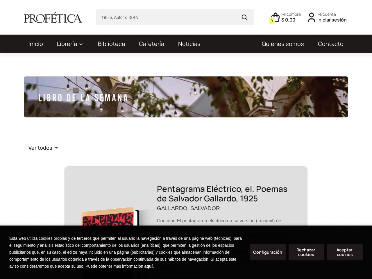 Profética — Website Preview