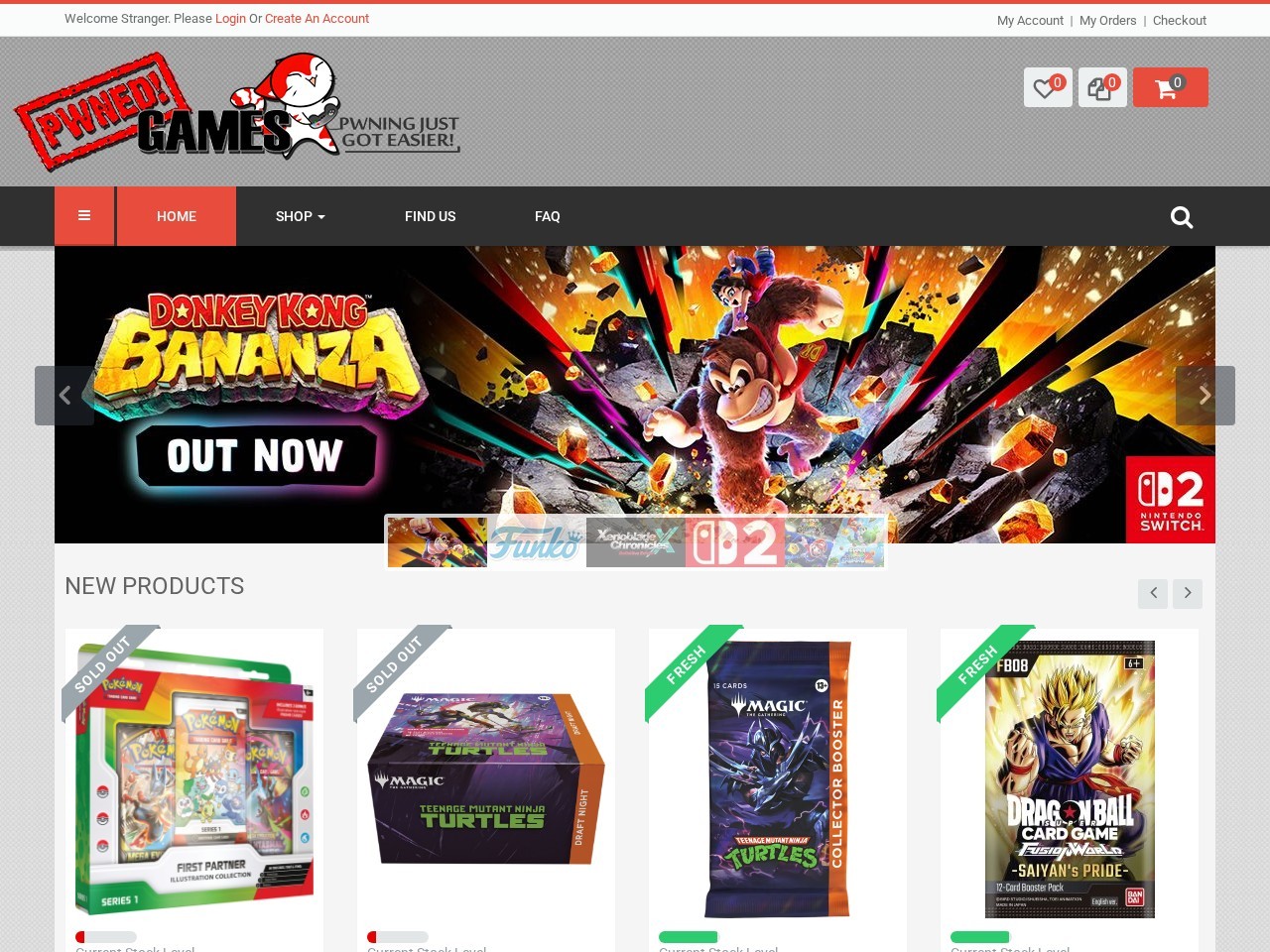 Pwned Games — Website Preview