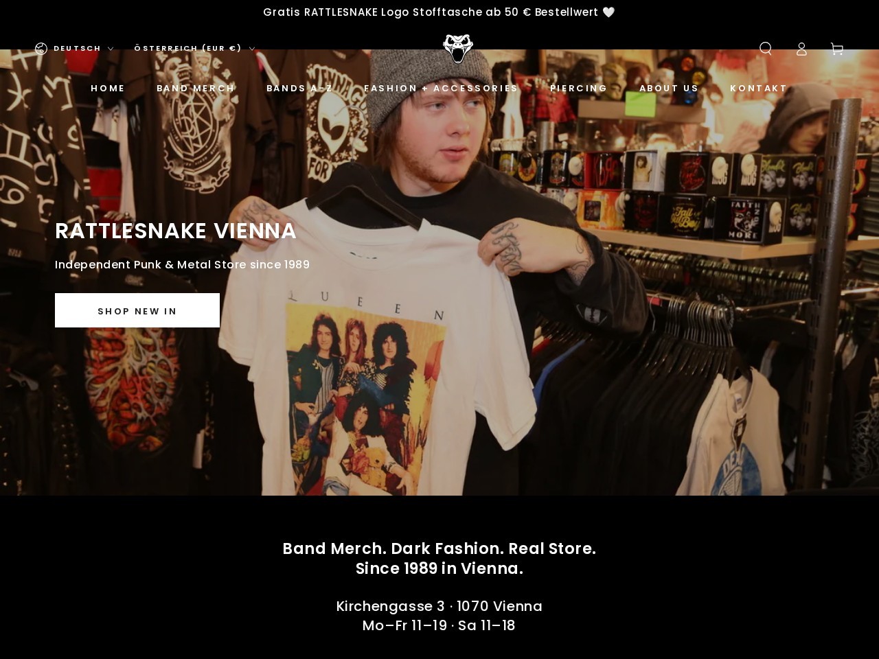 Rattlesnake — Website Preview