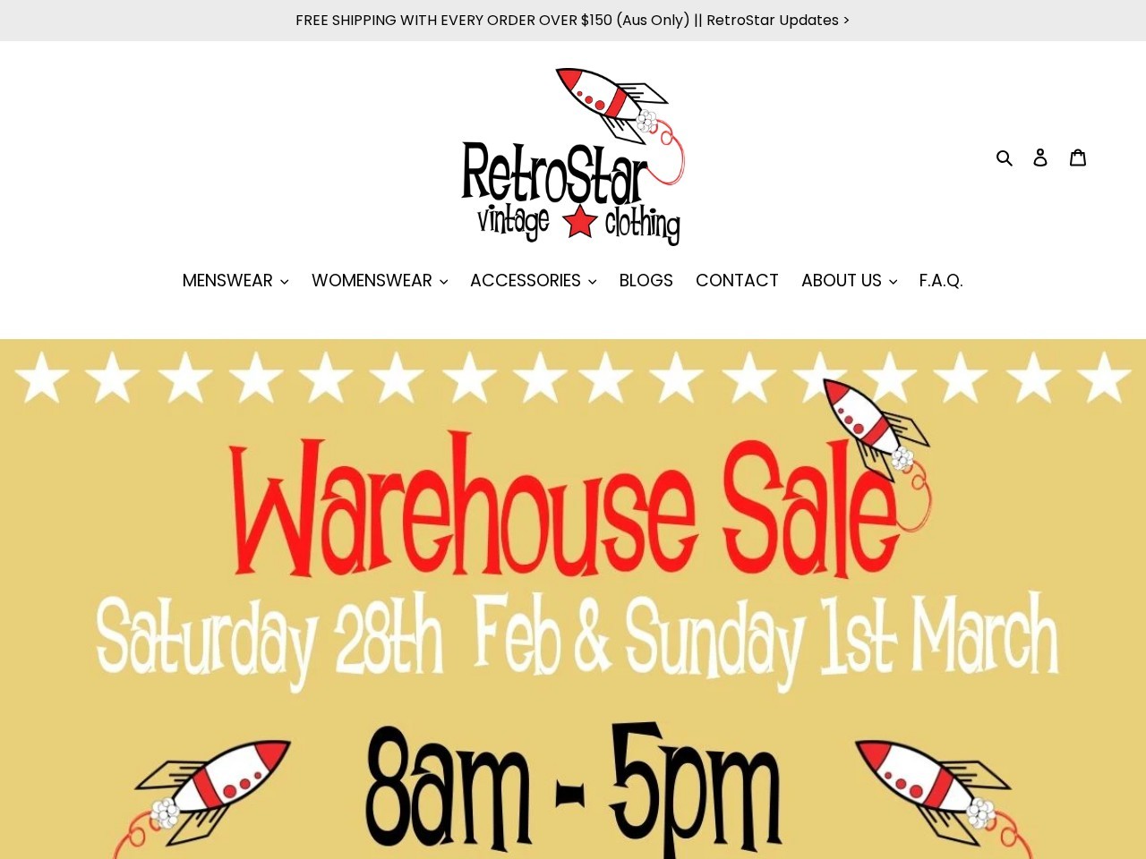 RetroStar Vintage Clothing โ Website Preview